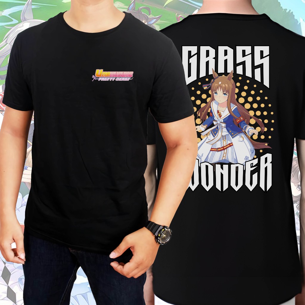 UMA MUSUME Grass Wonder 01 เกมเสื้อยืด - เสื้อผ้า Wibu - เสื้อผ้า Otaku - เสื้อผ้าผู้ชาย