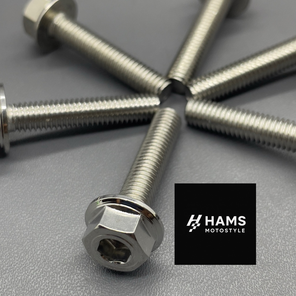 PROBOLT BOLT 2 KEYS 2 KEYS STAINLESS 6x30 THREAD 10 LENGTH 3cm ORIGINAL HENG MADE IN THAILAND