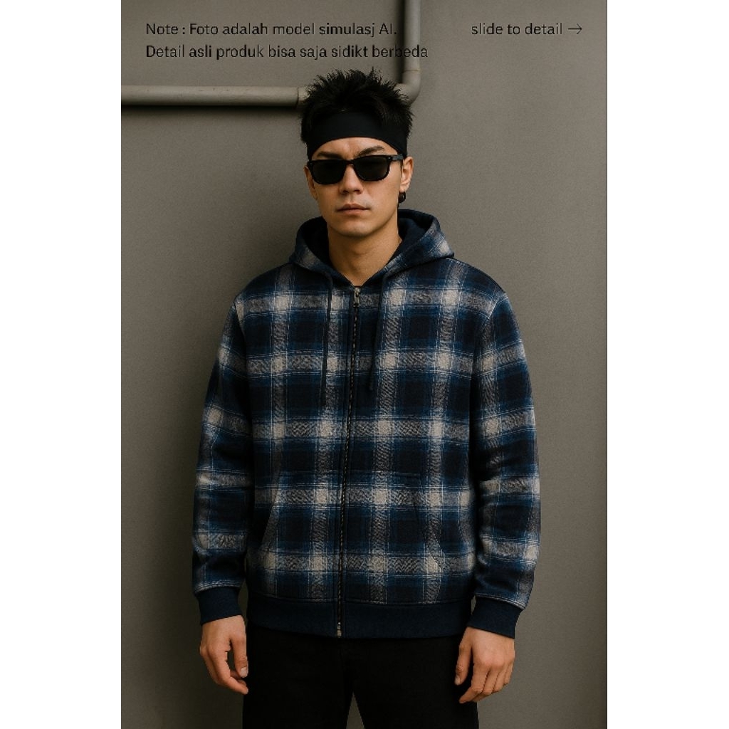 เสื้อฮู้ด UN**L0 01 ไซส์ M (P70 x L52)