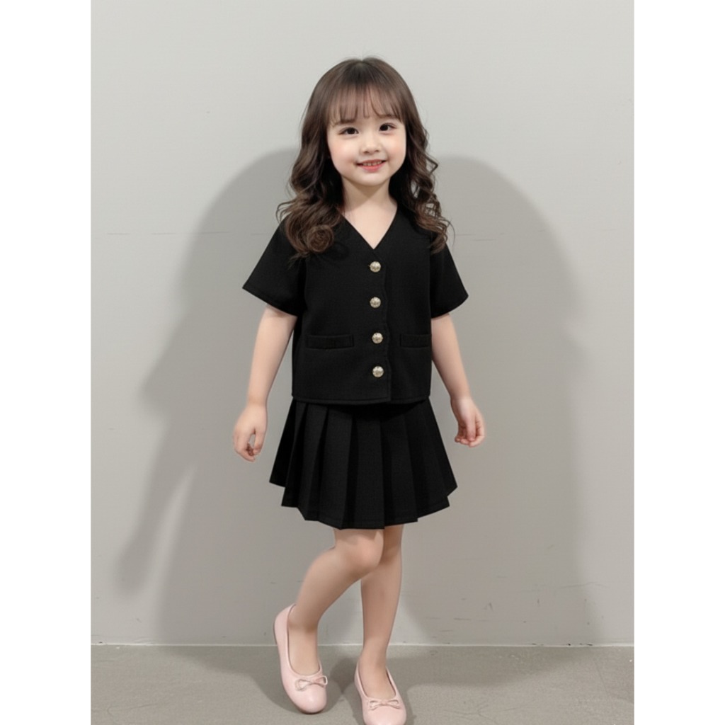 D4 Vienna Girls Skirt Pants Set