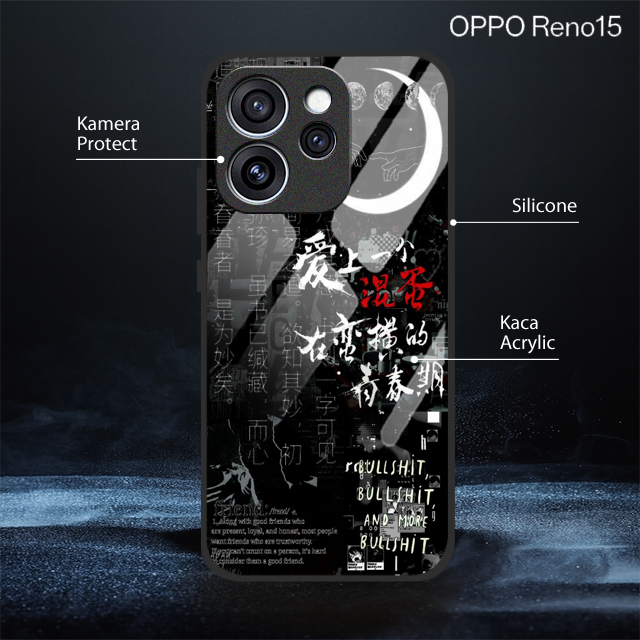 เคสกระจก Oppo Reno 15 ใหม่ล่าสุด [SF190]
