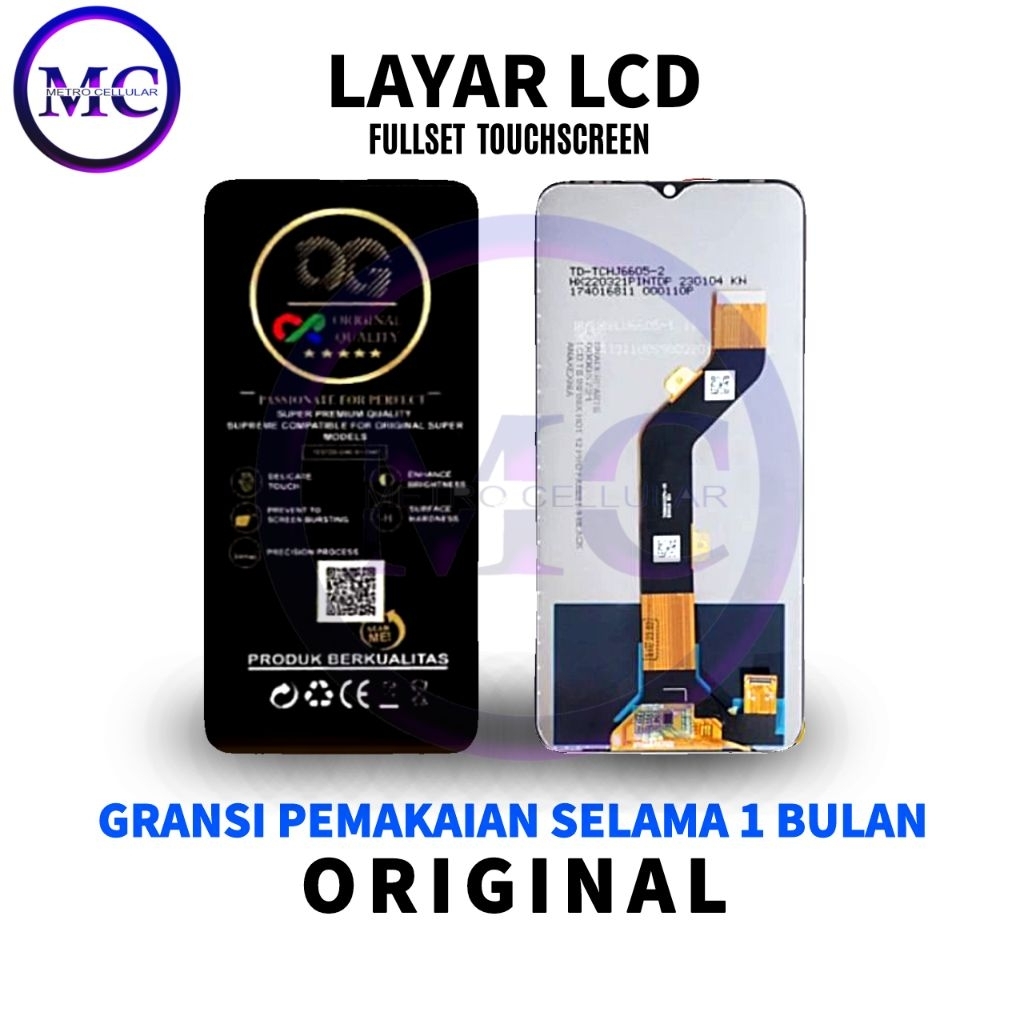 LCD INFINIX HOT 12 PRO / X668/ /X668C/ITEL VISION 3-S661L/S661LN/S661LP/VISION 5-S663LC/TECNO SPARK 