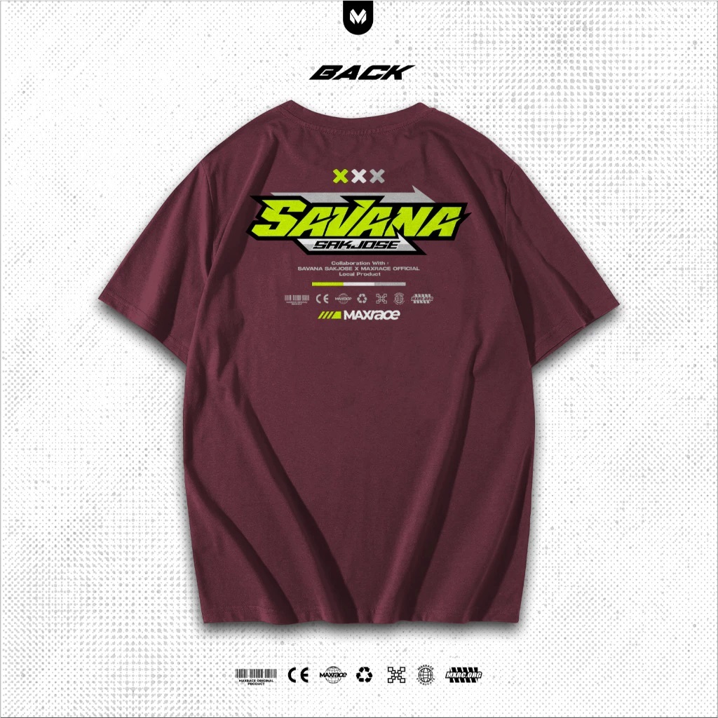 Savana Red Plum Articel เสื้อยืด Unisex | เสื้อยืดชายหญิง | เสื้อยืด Dangdut Savana พรีเมี่ยม