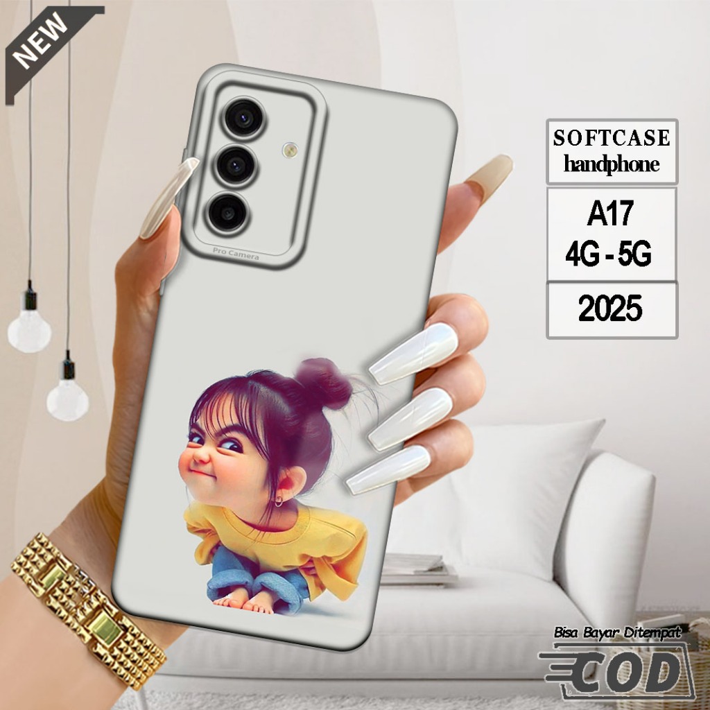 เคส Samsung Galaxy A17 5G 2025 - เคส Samsung A17 4G 2025 _ เคสซิลิโคนสีดําใสยืดหยุ่น
