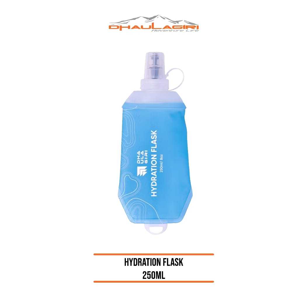 Drhaagiri Soft Flask พับได้ - Hydration Flask 250 ML และ 500 ML / ขวดน้ําดื่มกีฬากลางแจ้งแบบพับได้สํ