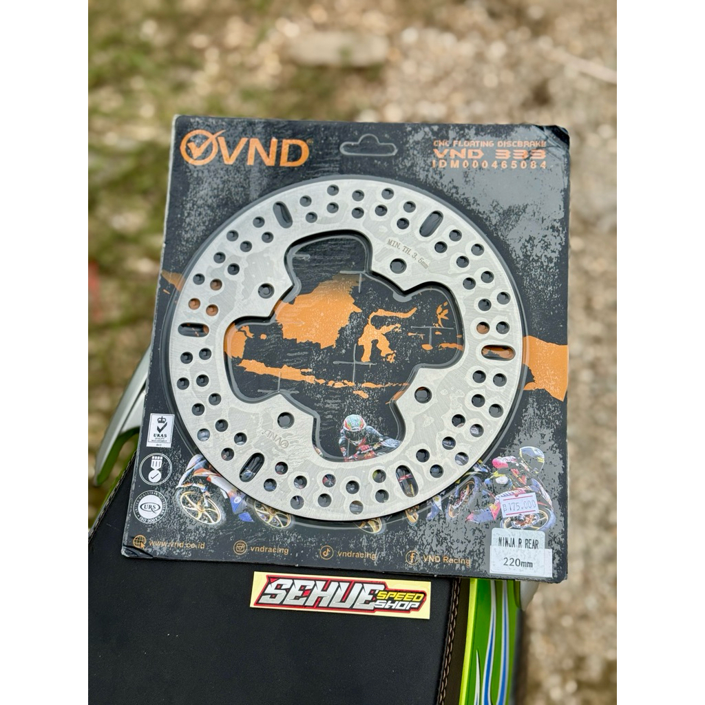 ดิสก์เบรก vnd racing ninja r/ss ขนาดหลัง 220mm