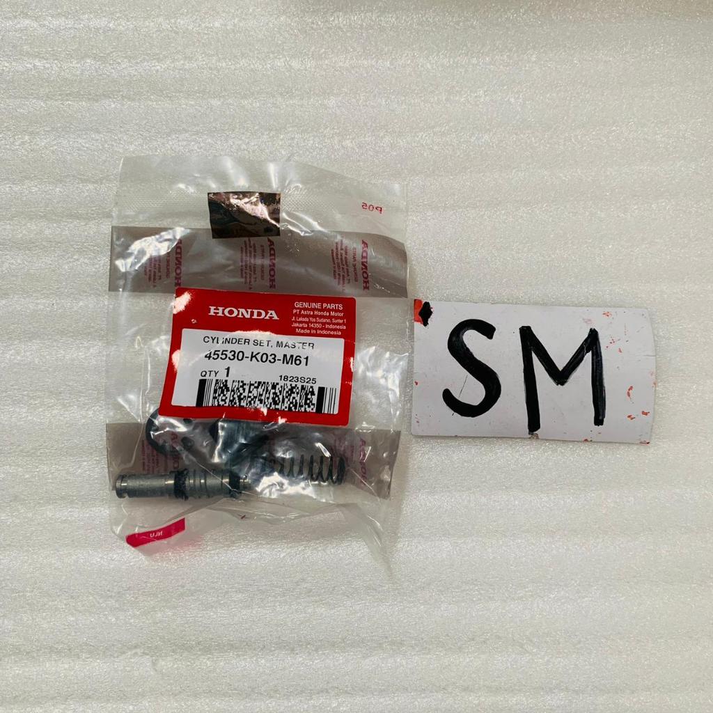 ชุดกระบอกซีลหลักเบรค Beat esp K81 PCX Scoopy esp Supra GTR 45530-K03-M61 แท้ Honda HGP AHM