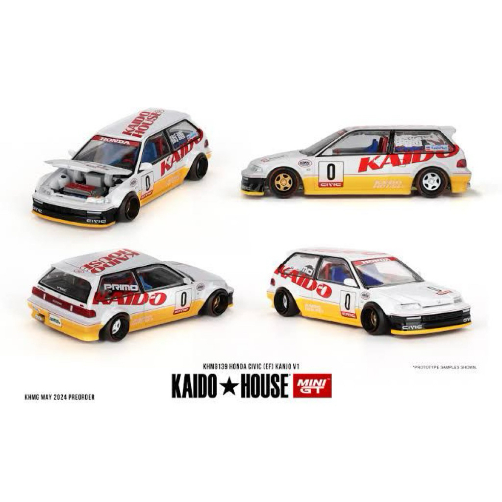 MiniGT Kaido House Civic EF kanjo v1