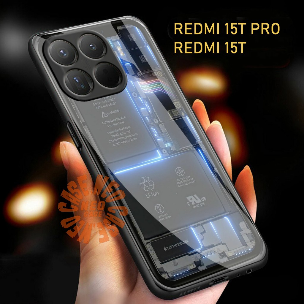 SoftCase แก้วเคลือบเงา REDMI 15T REDMI 15T PRO ปลอก Hp REDMI 15T REDMI 15T PRO - N10