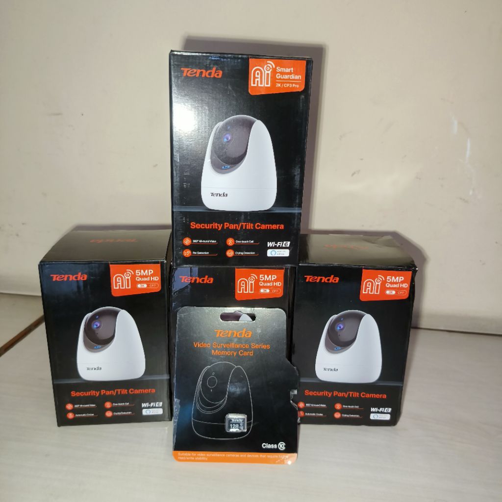TENDA กล้องวงจรปิดใหม่ cp 3 pro / cp 7 / microsd 128gb