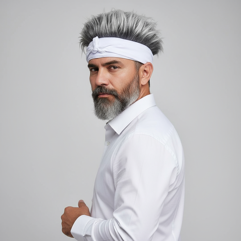 KDM udeng kdm dedi mulyadi ที่คาดผม blangkon สีขาว ที่คาดผม Sundainese ที่คาดผม