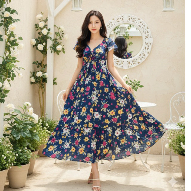 LONGDRESS SHARENA RAYON LD 115 PB 130 FIT XL-XXL