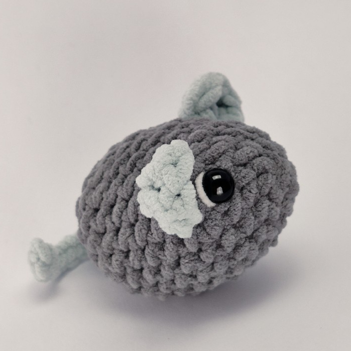 Mumu the mouse amigurumi พวงกุญแจโครเชต์ห้อยกระเป๋า