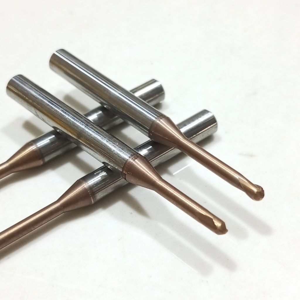 มือสอง Ballnose 1.5R 3mm HRC70 ยี่ห้อ JJ series Ballnuse 3 mm R1.5 Ball nose 3 วินาที