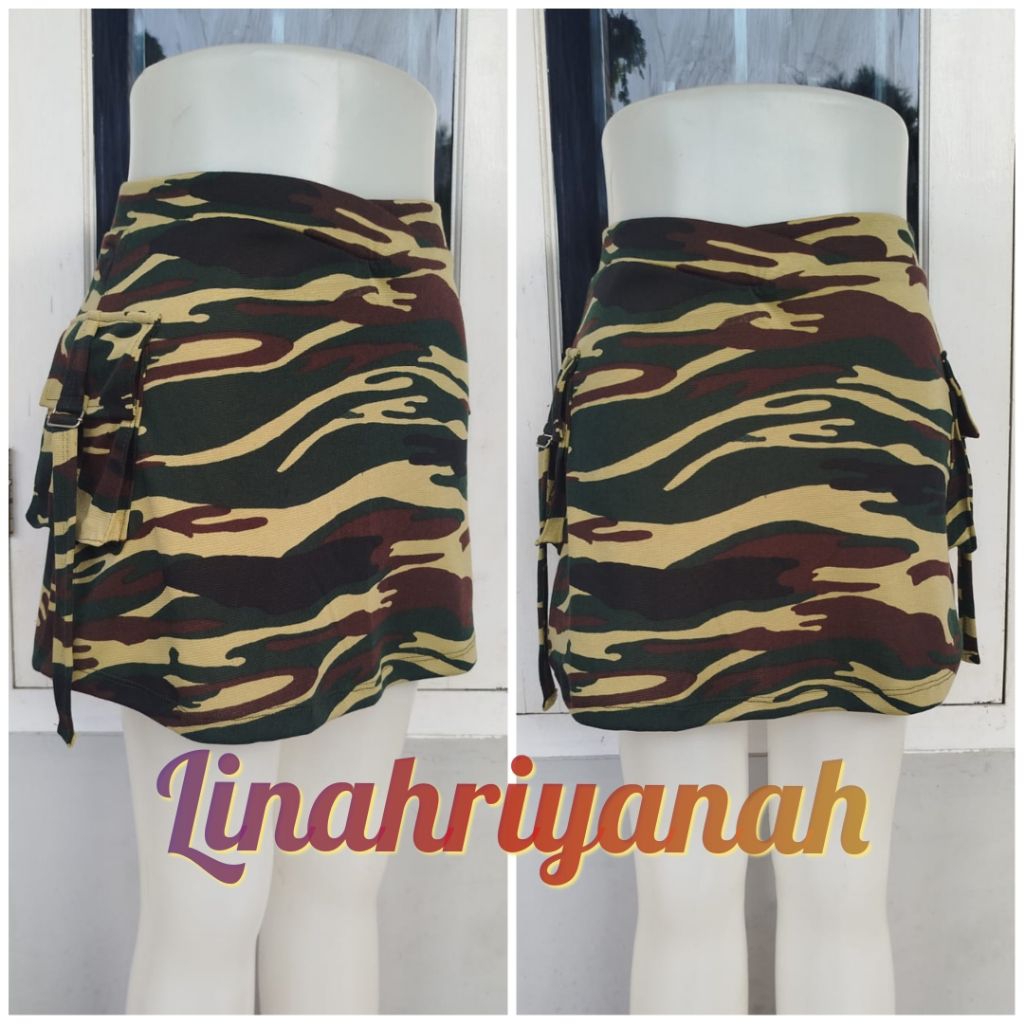 ARMY MINI POCKET SKIRT / SPORTS LAYER SKIRT