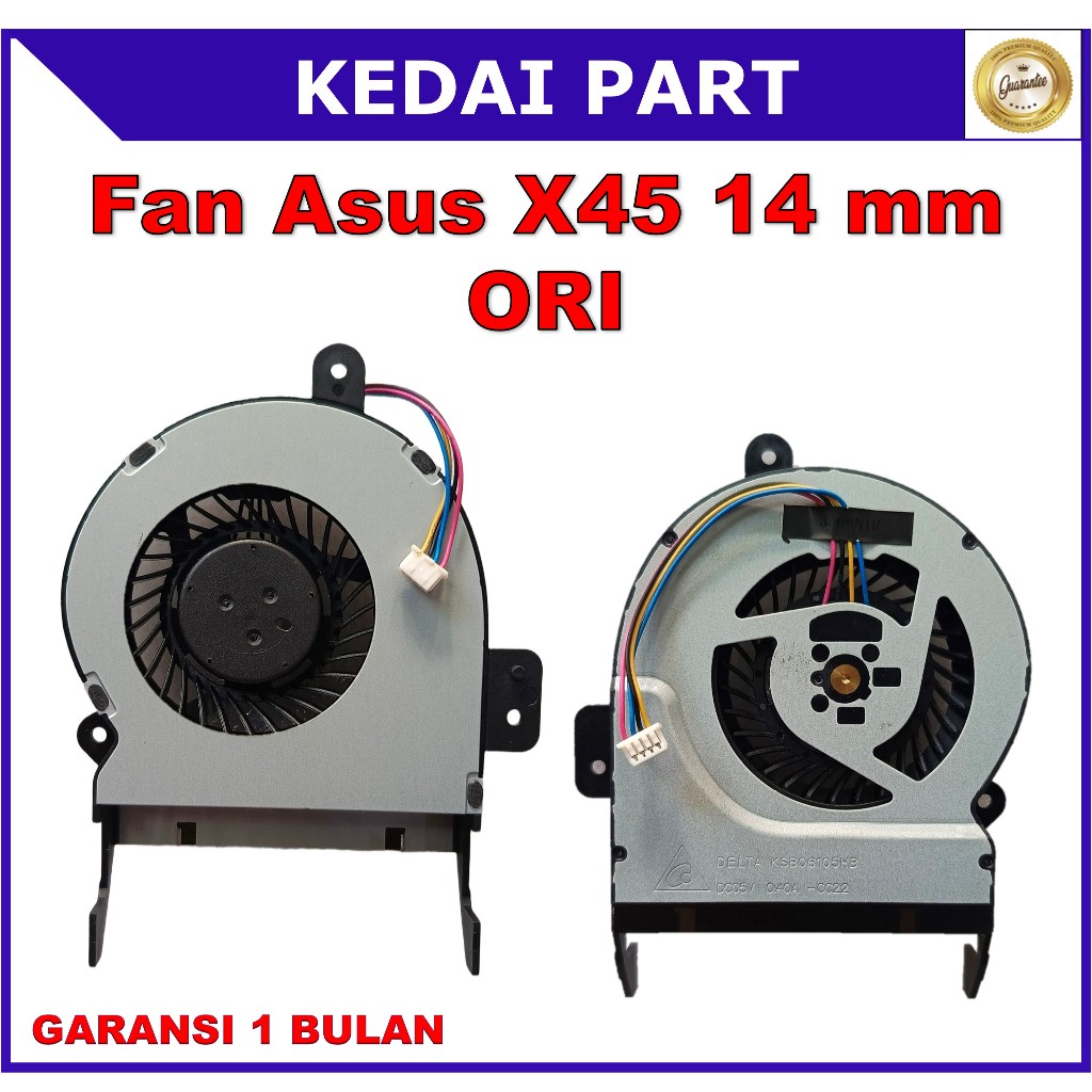 พัดลม ASUS X45 X45A X45C X45U X45V X45VD 14 มม.