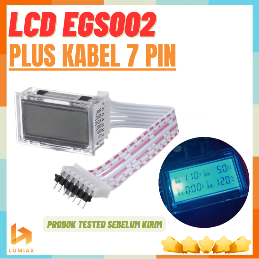 LCD EGS002 EG8010 LCD สําหรับแหล่งจ่ายไฟอย่างต่อเนื่อง