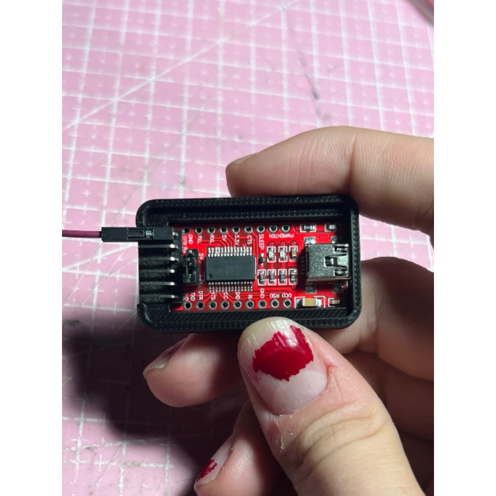 เคสป้องกัน FTDI Adapter FT232R – Mini USB – ออกแบบที่สมบูรณ์แบบและเรียบร้อยสําหรับโมดูล UART/Series