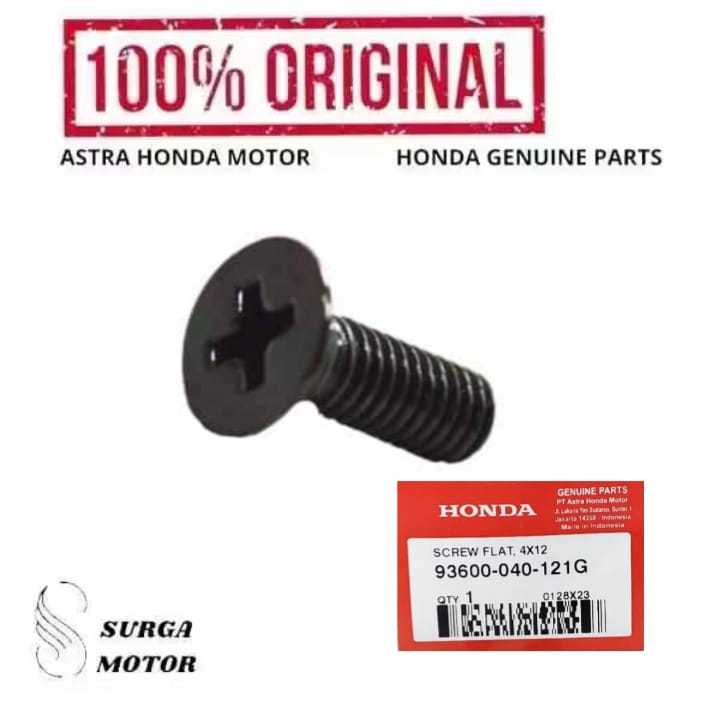 เบรค Master Cap Bolt Srew Flat 4UNT12 มอเตอร์ ADV 150 CBR 150R K45G BeAT eSP K81 Sonic 150R K56 Supr