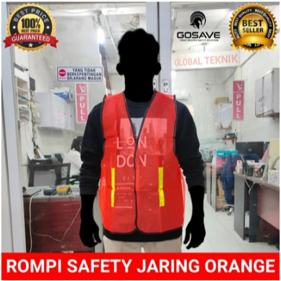 ORANGE NET VEST ORANGE SAFETY VEST NET PROJECT VEST