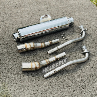KNALPOT CKD STANDAR DAN BOBOK PNP ALL BEBEK JUPITER VEGA ASTREA GRAND SHOGUN SMASH SUPRA X 125 REVO ABSOLUTE BLADE