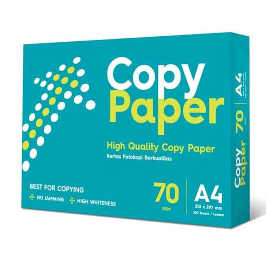 HVS COPY PAPER A4 และ F4 70GSM