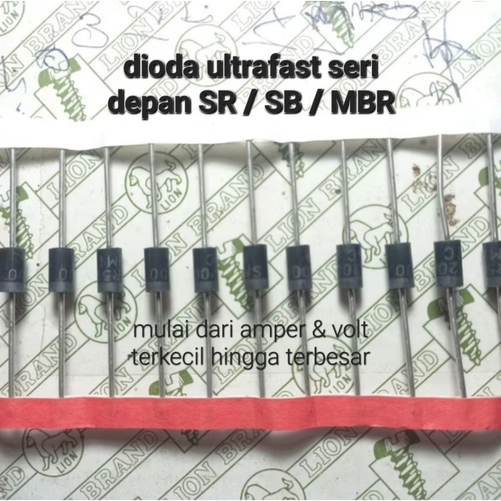 Original ultrafast ไดโอดด้านหน้า series SR / SB / MBR 240 260 2100 3100 3200 540 560 5100 5150 5200 