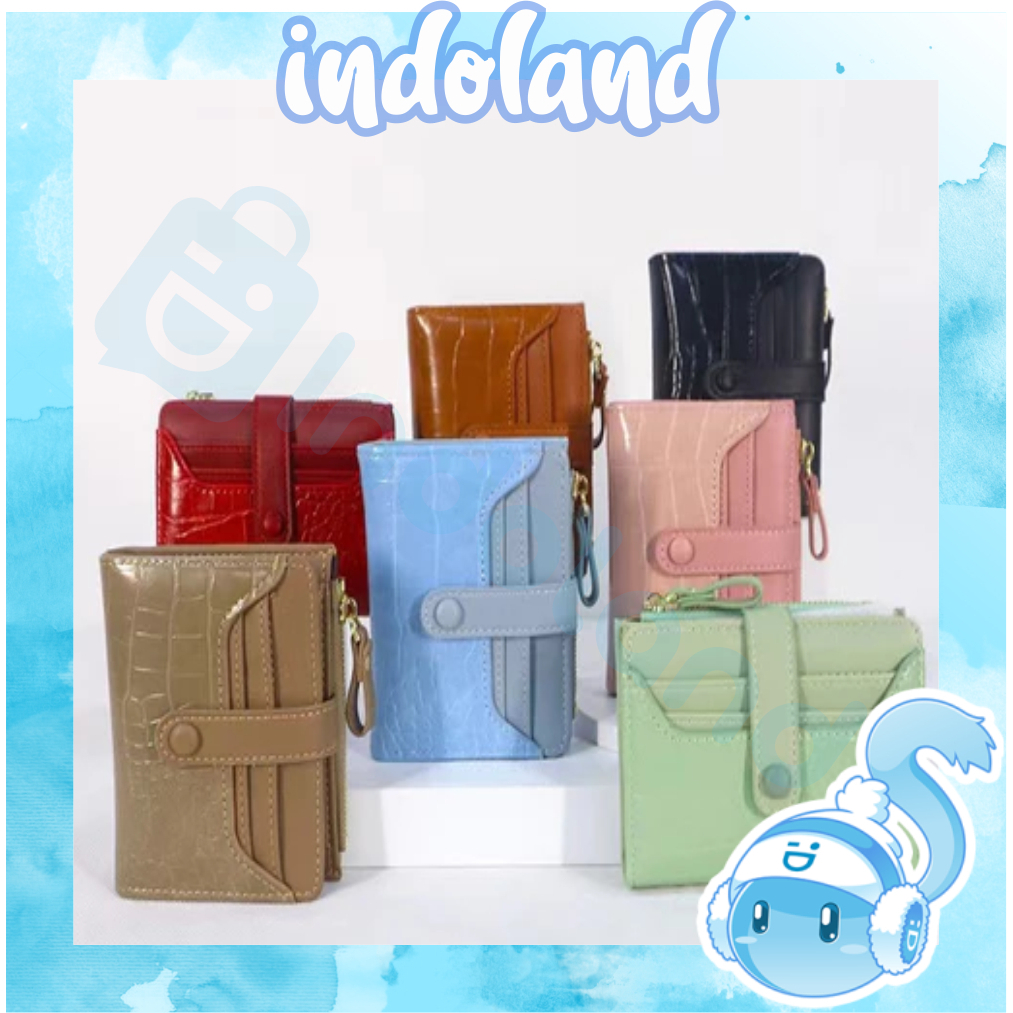 INDOLAND xoya wallet card wallet / Gempita Wallet กระเป๋าสตางค์ผู้หญิง D047