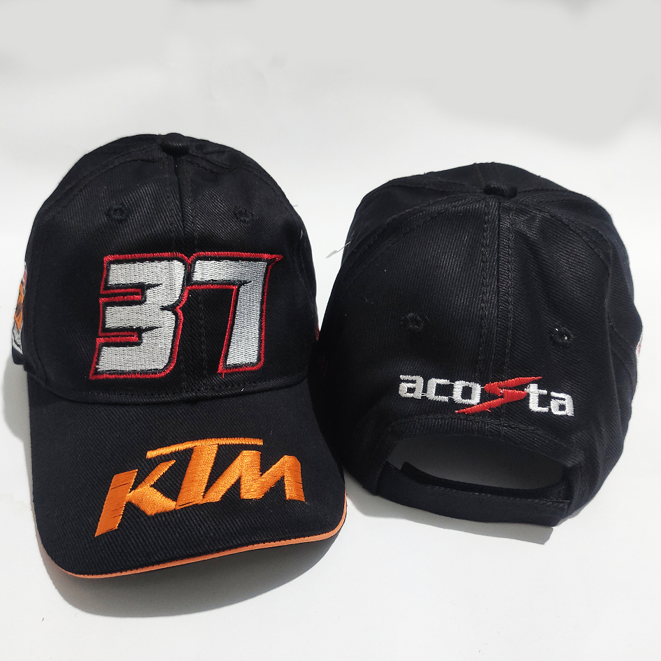 MOTO GP PEDRO ACOSTA 37 01 HAT - KTM RACING TEAM HAT - SNAPBACK - TRUCKER HAT - RACING HAT - ROSSI -