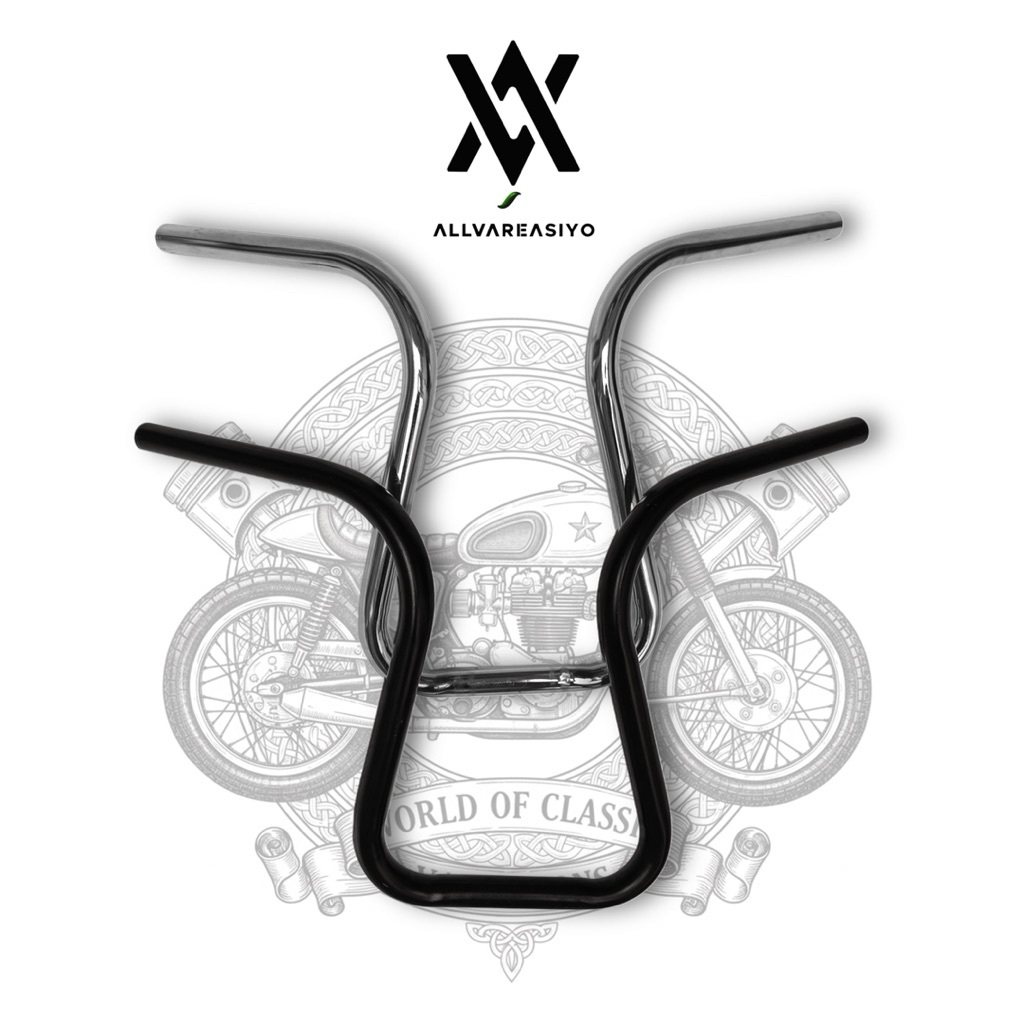แฮนด์ CHOPPER แบบกําหนดเอง พวงมาลัยแบบกําหนดเองแบบสากล (แฮนด์สีชมพู)