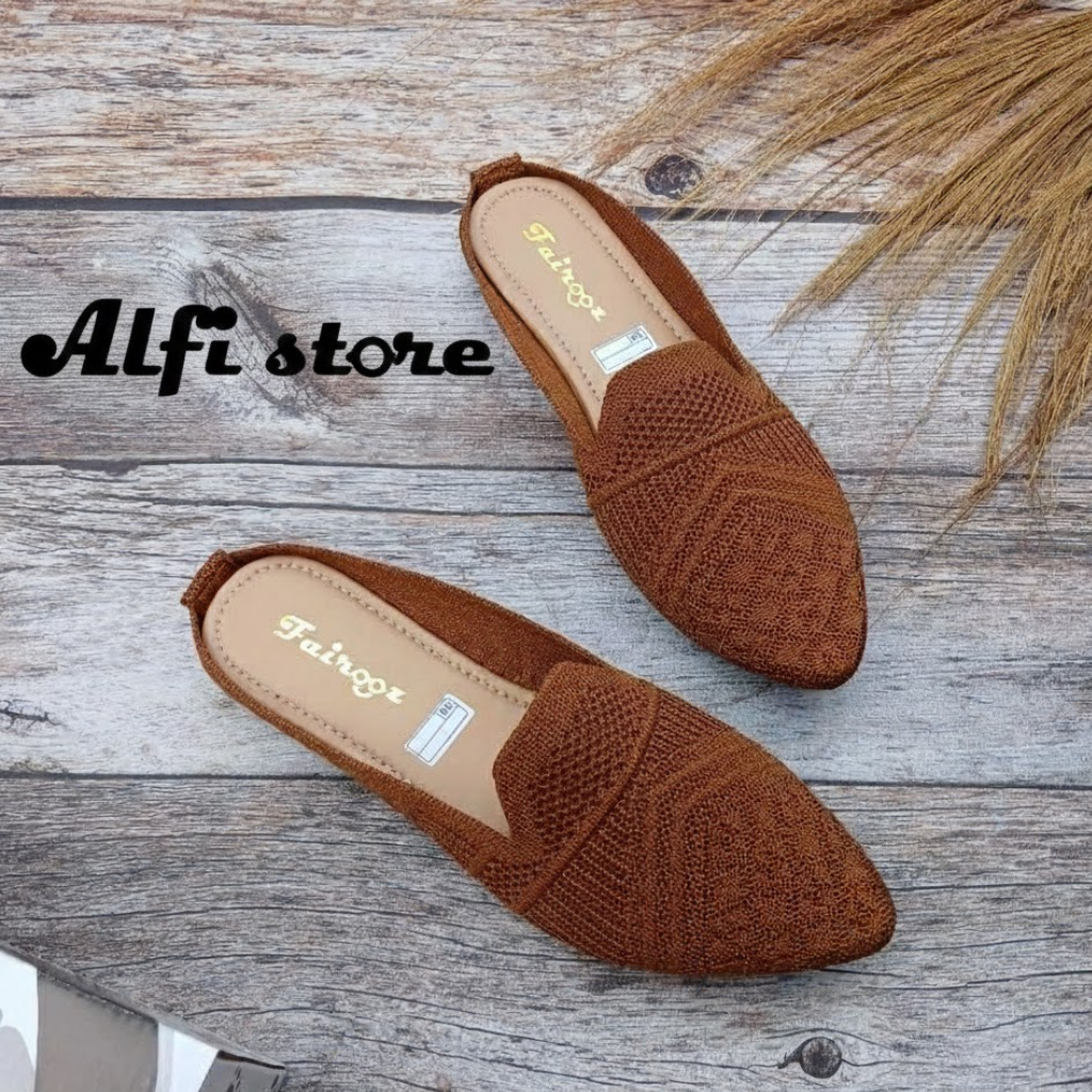 Alfi store รองเท้าส้นแบนผู้หญิง Safari SF19