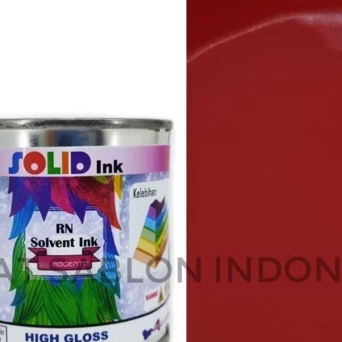 PVC SOLID INK MAGENTA SCREEN PRINTING INK 1KG