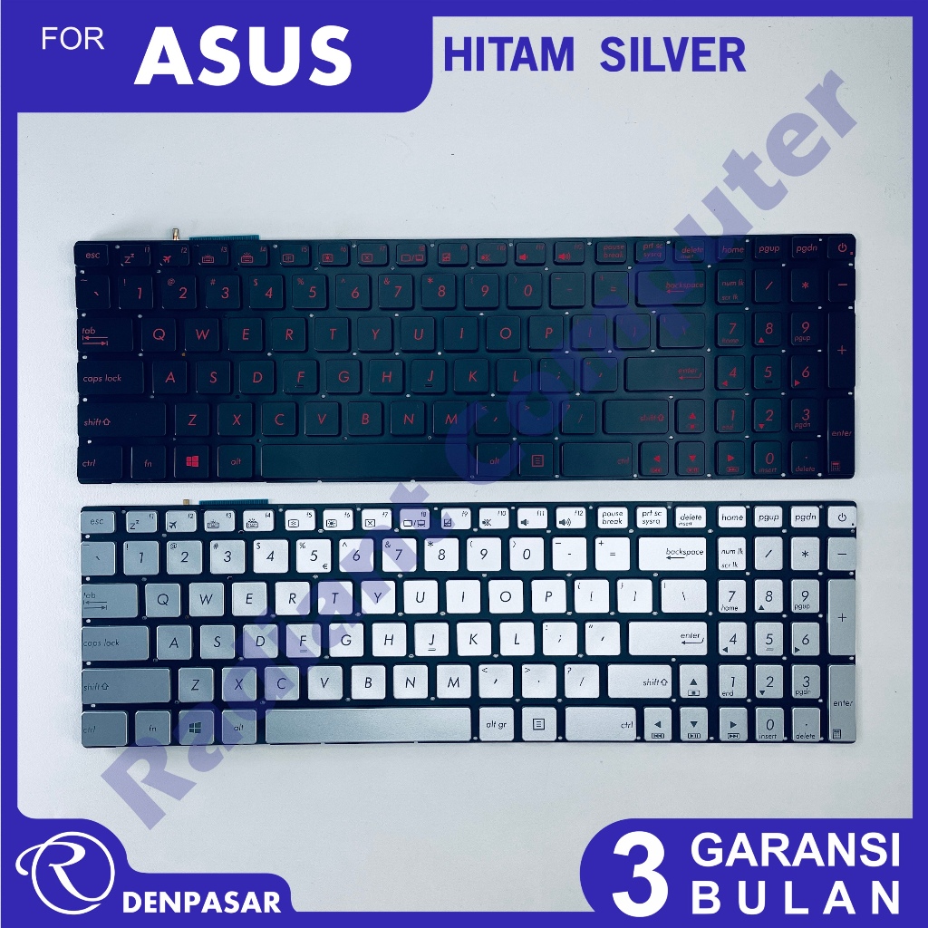 Asus ROG GL551 GL551J GL552 GL742 GL742VW GL752 GL752V GL752VW GL771 คีย์บอร์ด