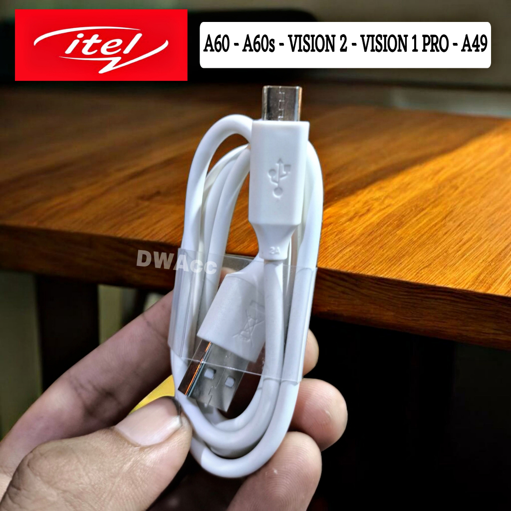 Cable itel Vision 1 PRO, Vision 2 PRO, A60, A60s, A48, A49 Micro USB ดั้งเดิม