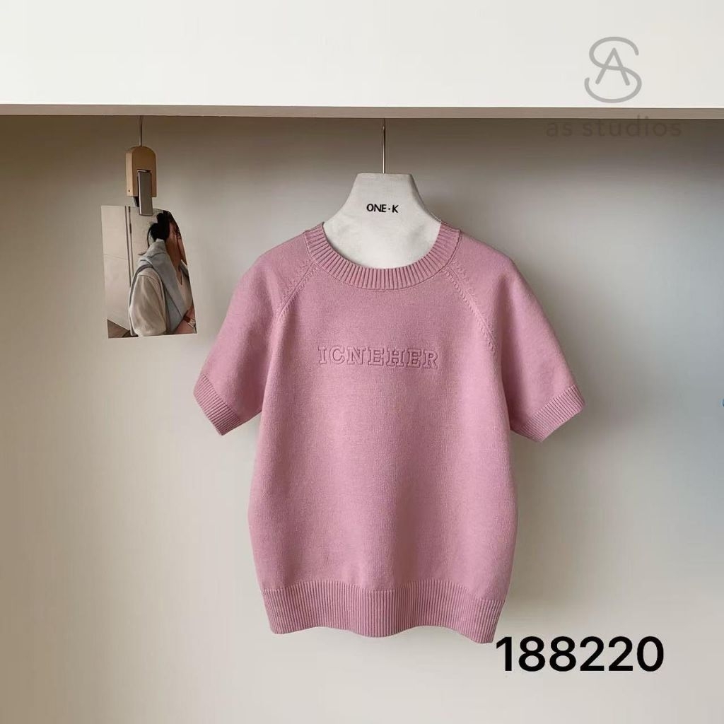 [LC] ONE-K 188220 ICNEHER KNIT TOP