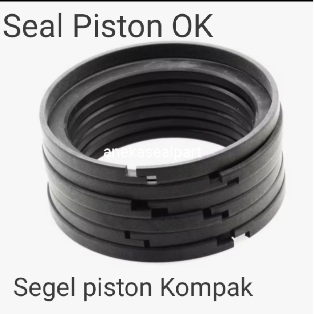 OK ซีลลูกสูบ 80x59x7.8 แหวนซีลลูกสูบผสมไฮดรอลิกสําหรับรถขุดแรงดันสูง