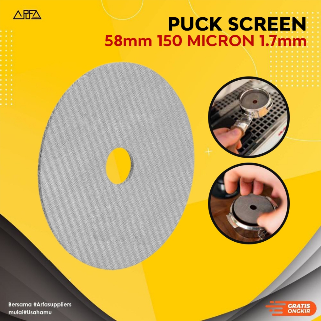 TJ150 Puck Screen 58mm 150 Micron 1.7mm