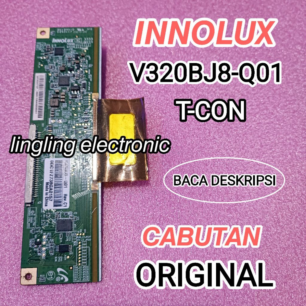 PCB T-CON INNOLUX V320BJ8-Q01 Rev.C1 ORIGINAL CAPUTAN