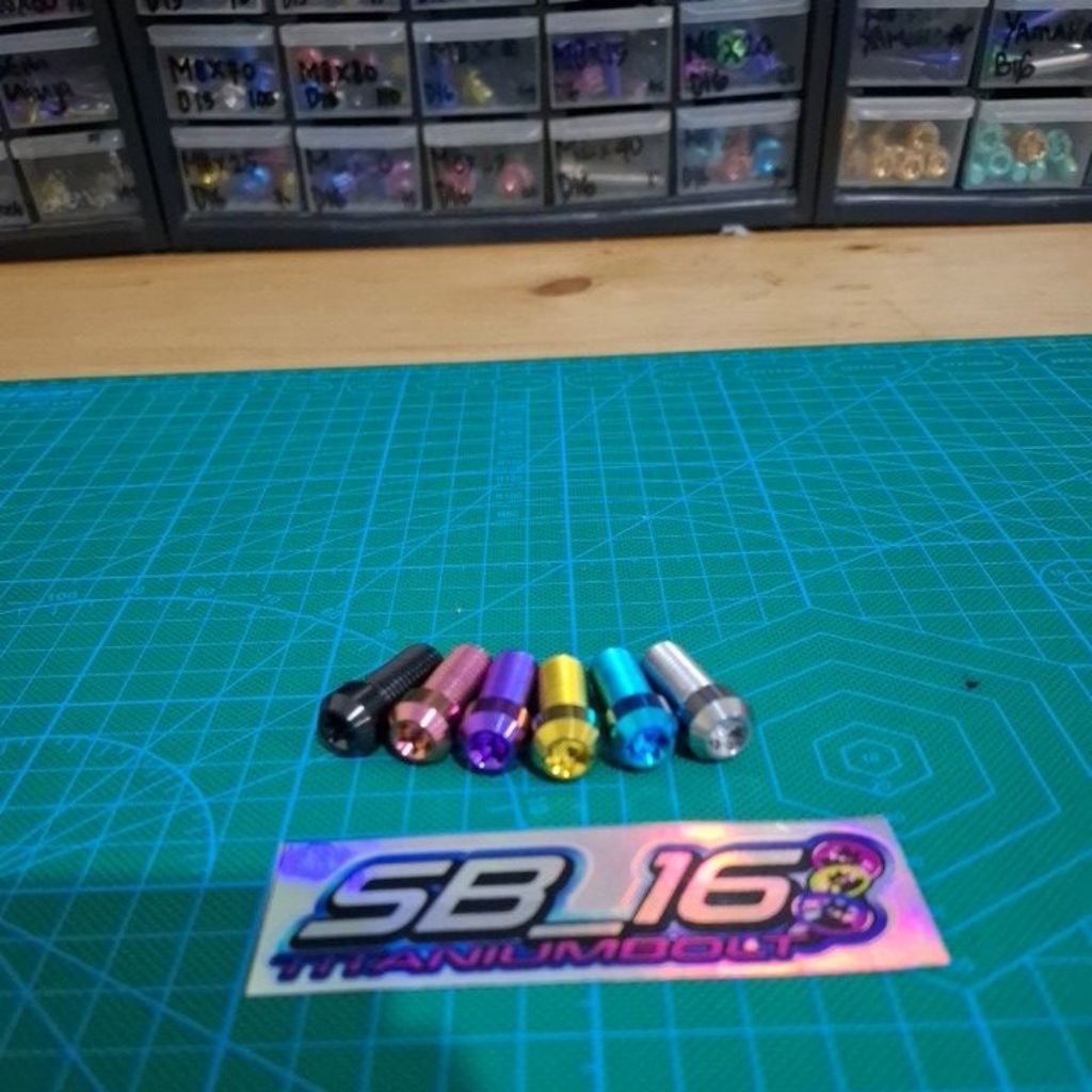 H2C MIRROR BOLT ENTERS INTO TITANIUM GR5