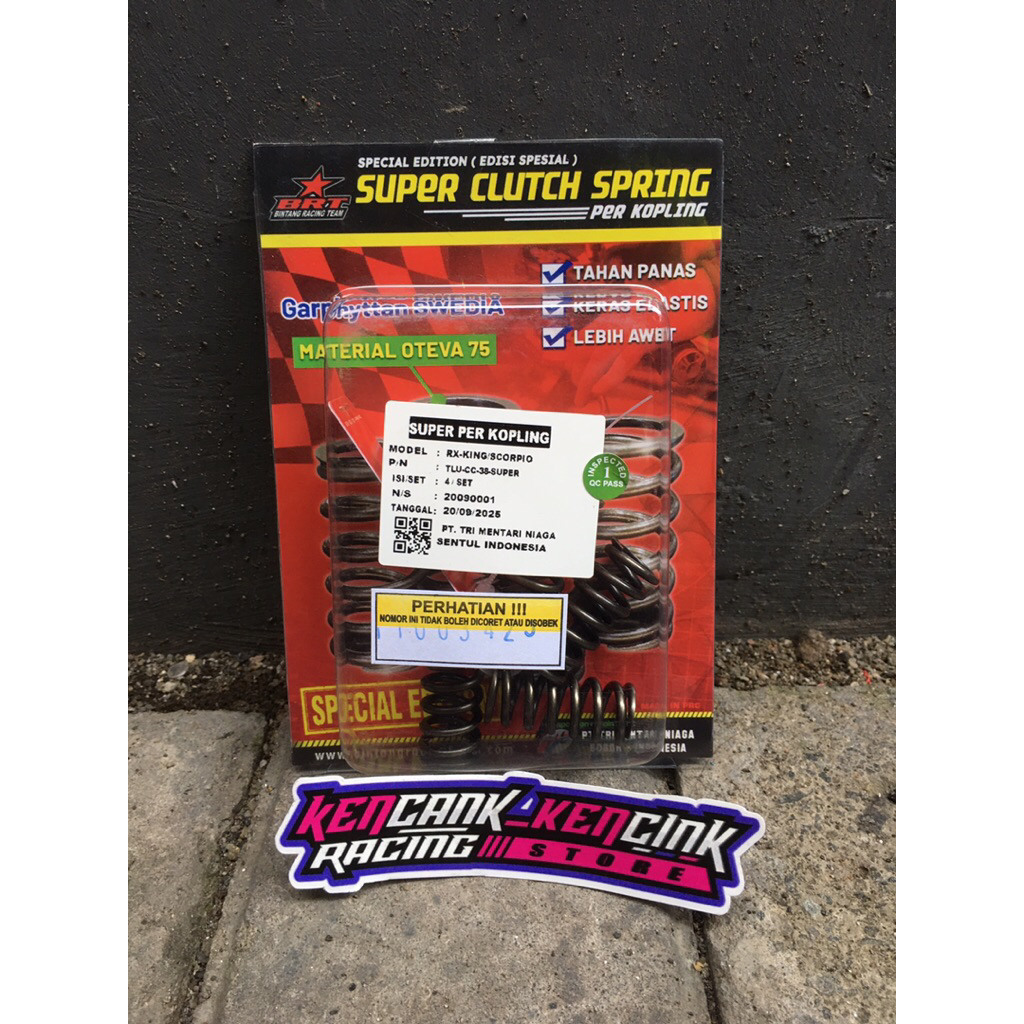 BRT CLUTCH SPRING BRT RX KING / SCORPIO KC_KC RACING STORE