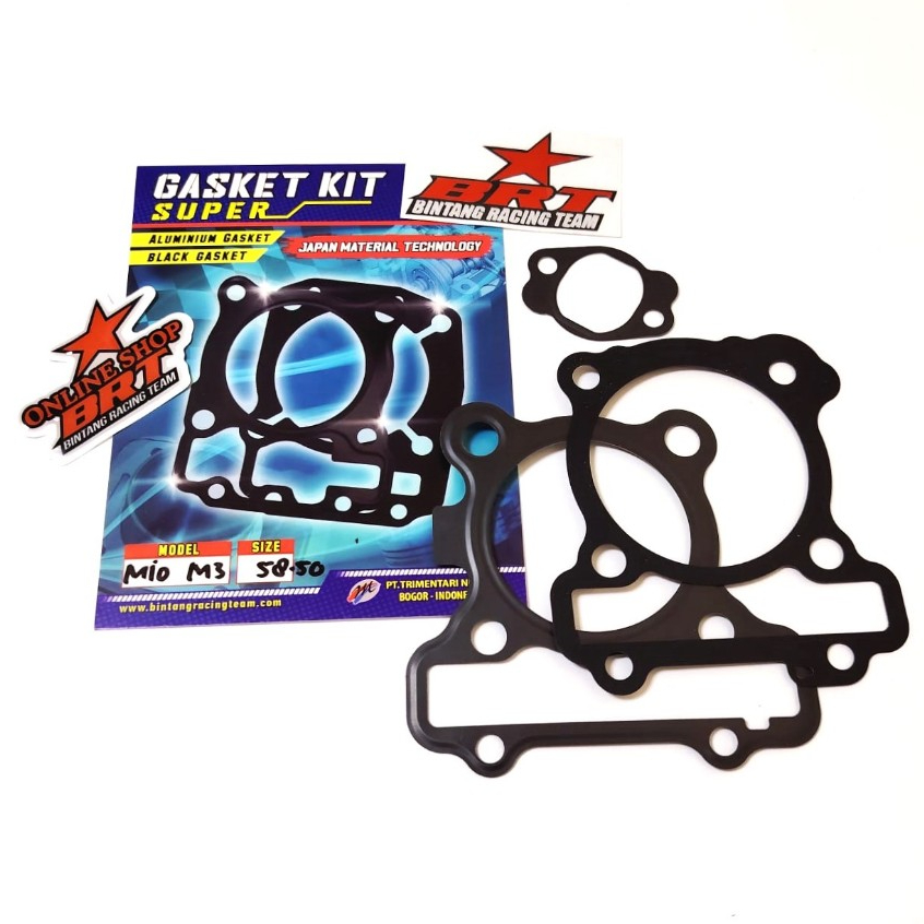 BRT GASKET BLOCK HEAD GASKET MIO M3 MIO S MIO Z X RIDE 125 FINO 125 SOUL GT 125 FAZIZIO FILANO 58.5 