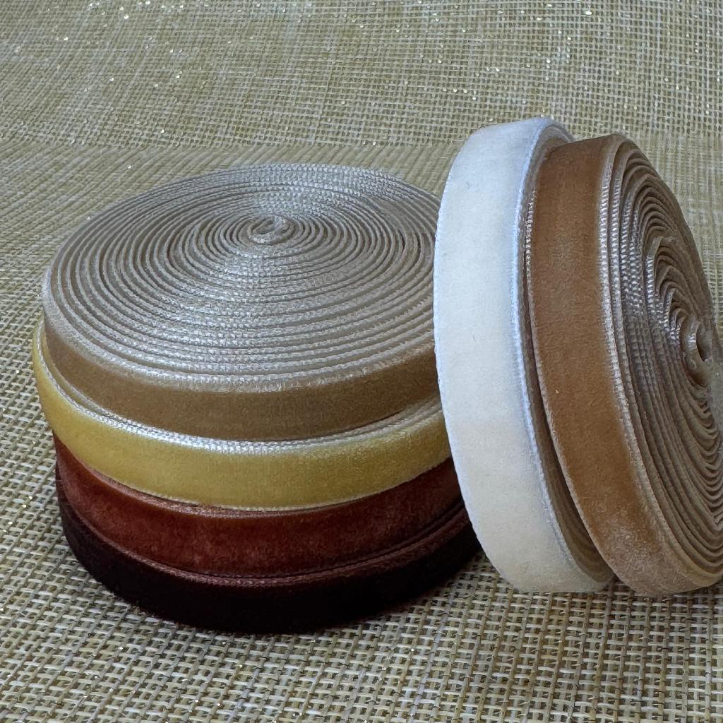 VELVET RIBBON 6 MM & 1 CM PACKAGING 50 YARD & 100 YARD