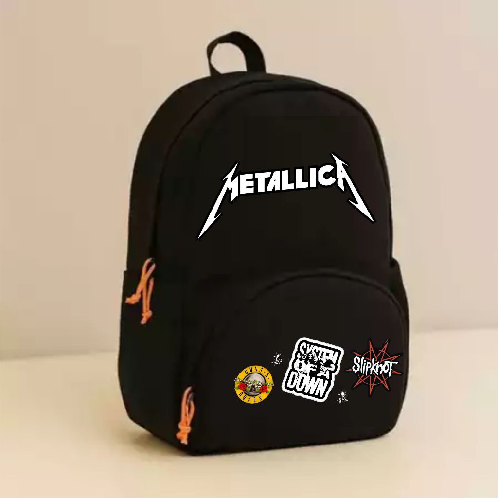 Catenzo Junior - Boys and Girls School Backpacker Band Metallica XD1