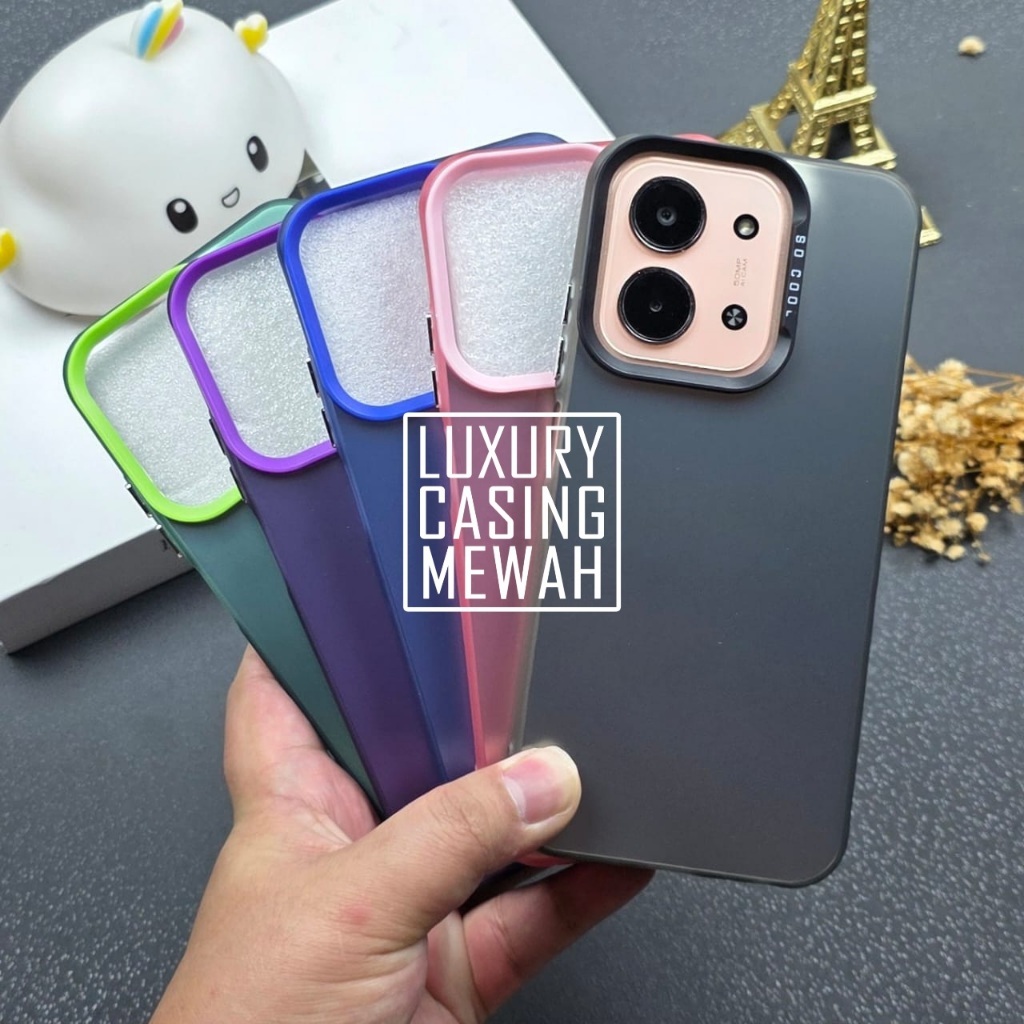 Poco C85 Case IMD Hologram Luxury Case Hybrid Poco C85
