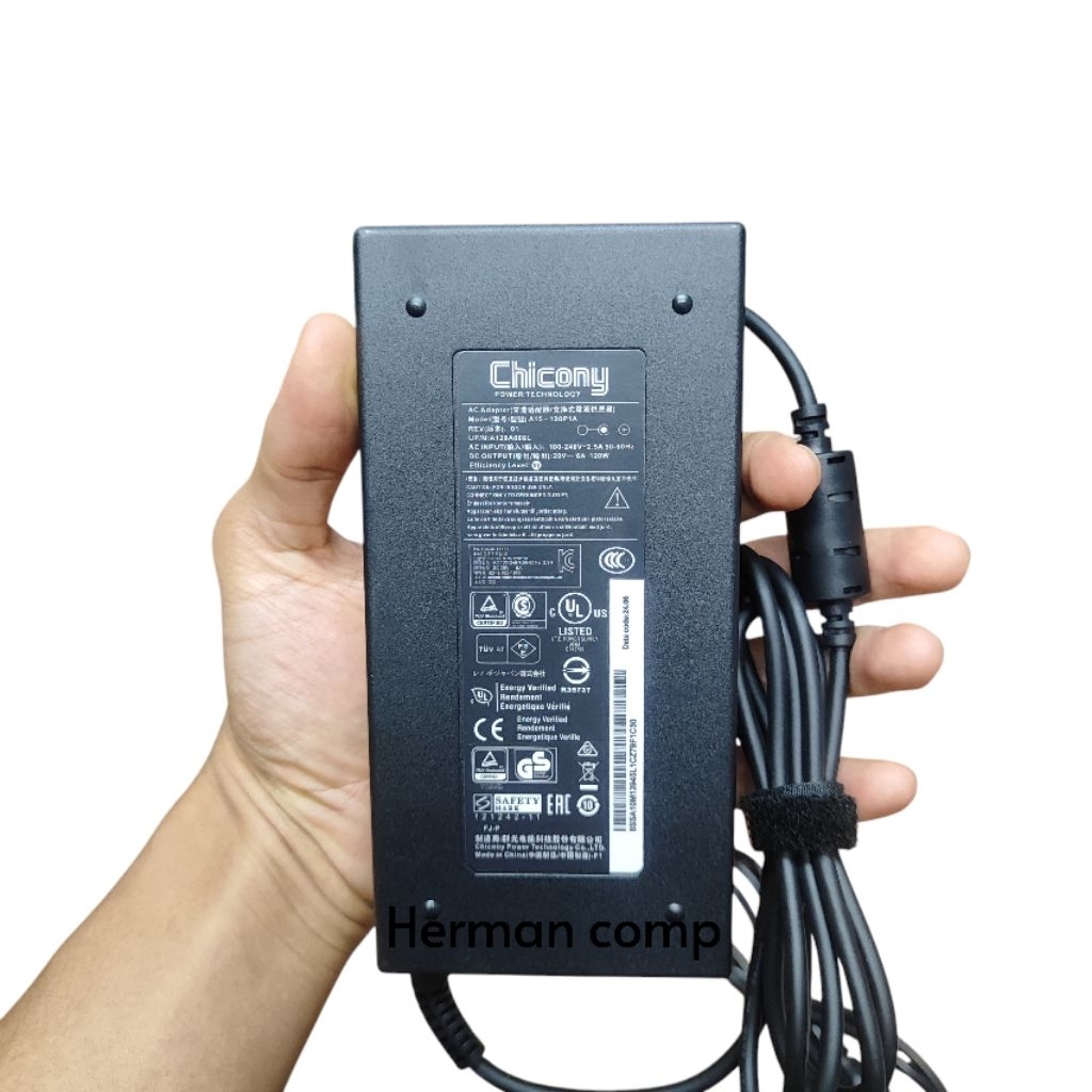 Original Intel NUC 12 Pro NUC12WSHi5 NUC12WSHi7 Mini PC Charger 20V 6A 120W