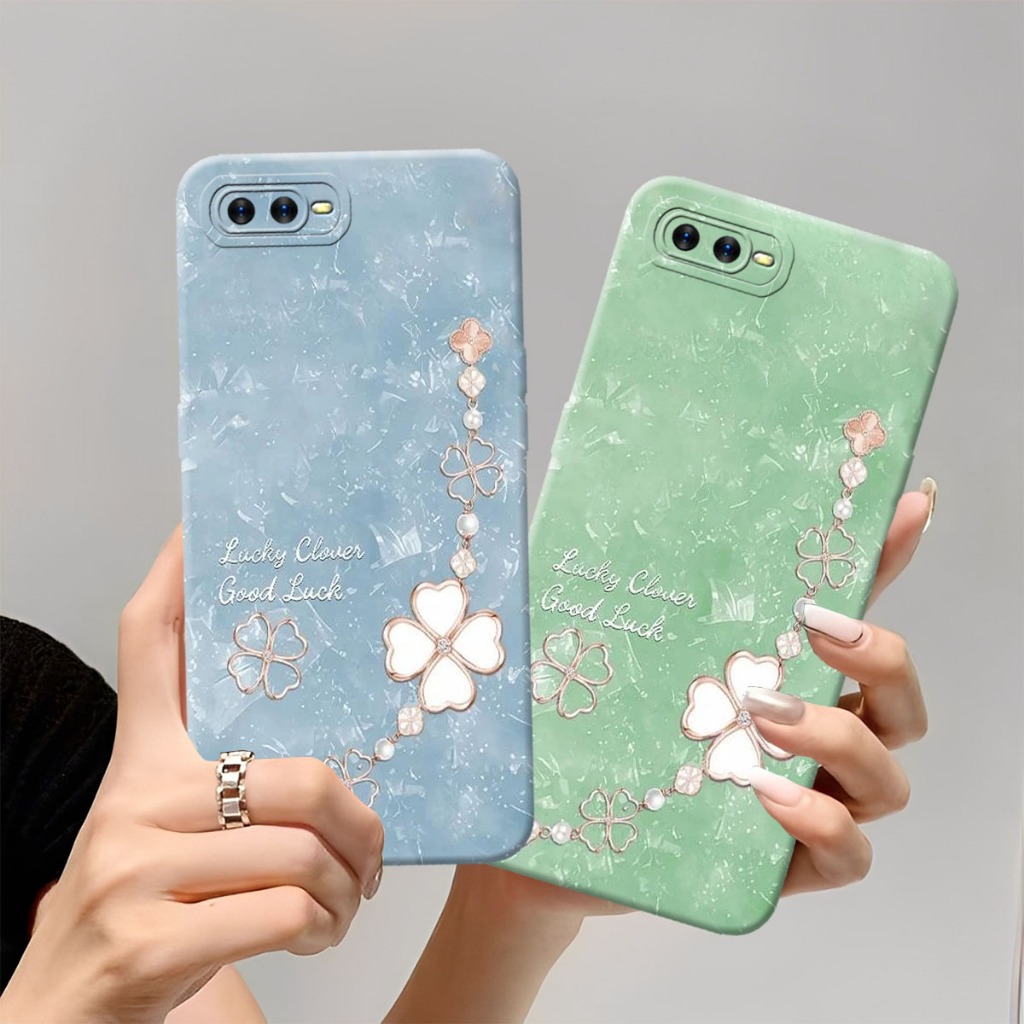 (FA-01) OPPO A3S - REAL C1 Softcase Procamera Silicon Case daisy motif preal Silicon - เคส HP - Soft