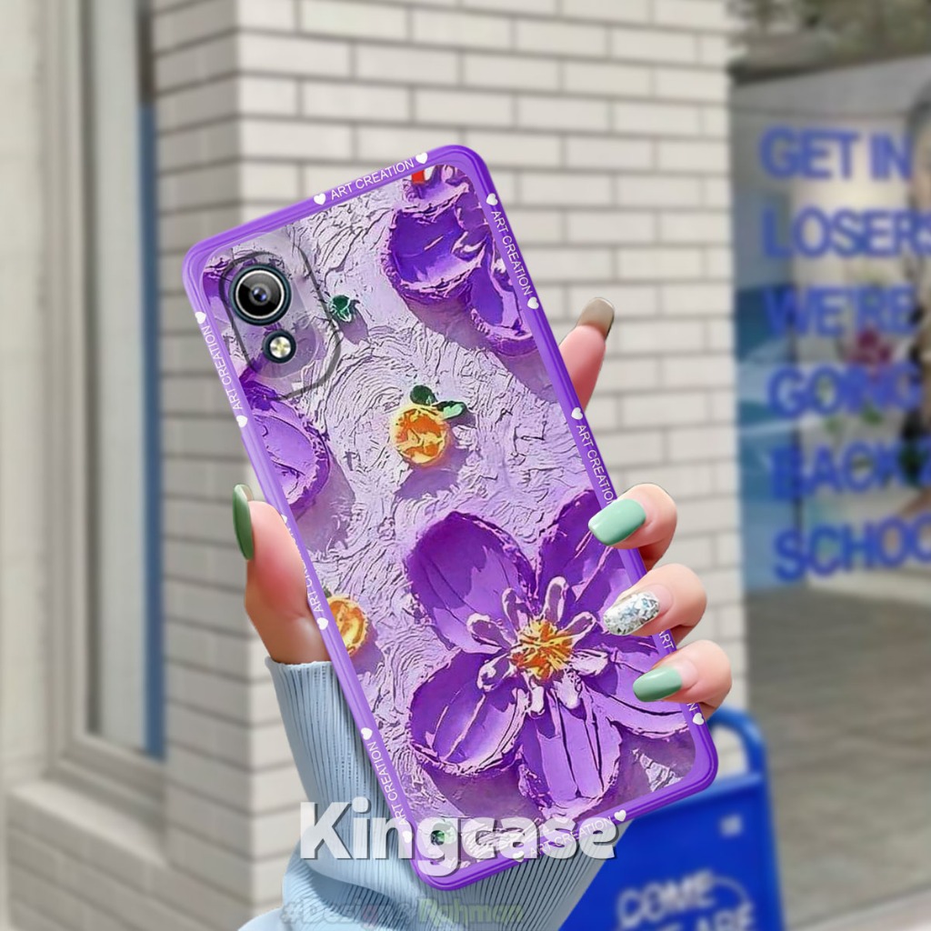เคส Vivo Y91c - Vivo Y1s - Vivo 1820 - Vivo 1929 Fashion Case Softcase Macaron Protect Camera Kesing