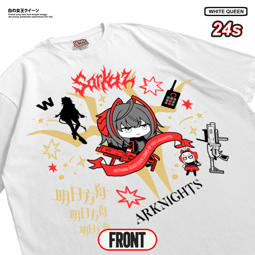 White Queen / Kaos W Sarkaz Game Arknights / Cotton 24s