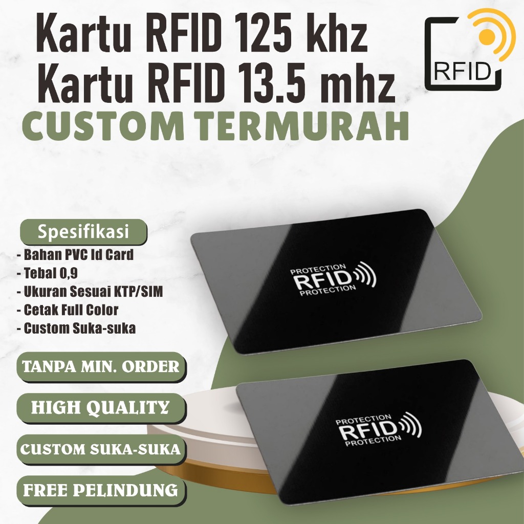 พิมพ์การ์ด RFID Mifare 13.56Mhz / Proximity 125Khz / Smartcard / RFID ID CARD PRINTING / การ์ด RFID 
