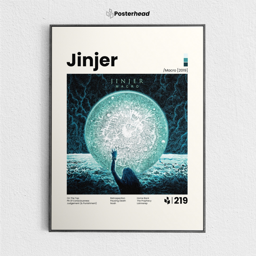 Jinjer Poster - Macro - Frameblock Wall Decorative - Posterhead